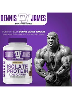 DENNIS JAMES Signature Series Isolate Protein Low Carbs 5lbs, Mango - Supports Muscle Recovery and Strength (84 Servings)  - Image 3