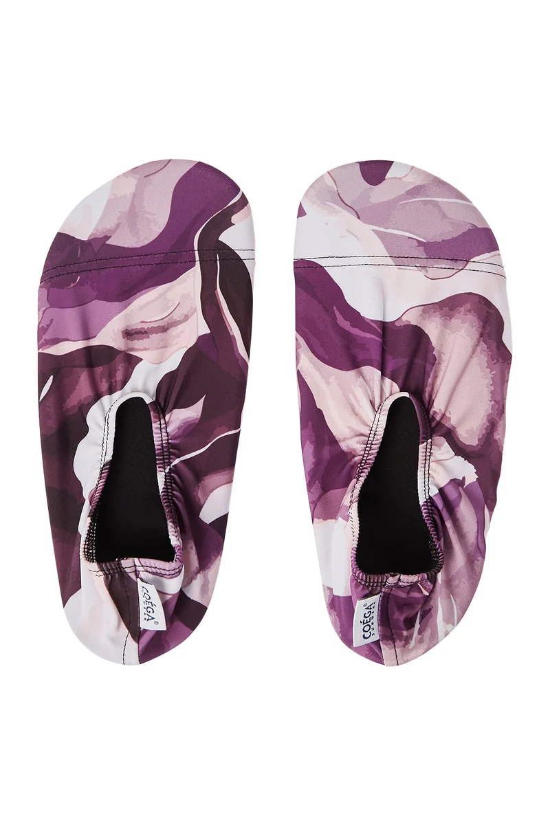 كويجا صن وير COEGA Ladies Adult Pool Shoes - Dusky Purple Textures