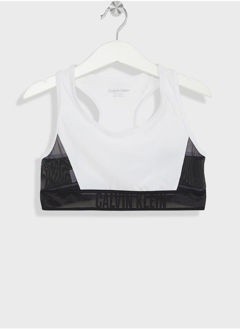 Calvin Klein Jeans - Kids 2 Pack Logo Bralette - Image 1