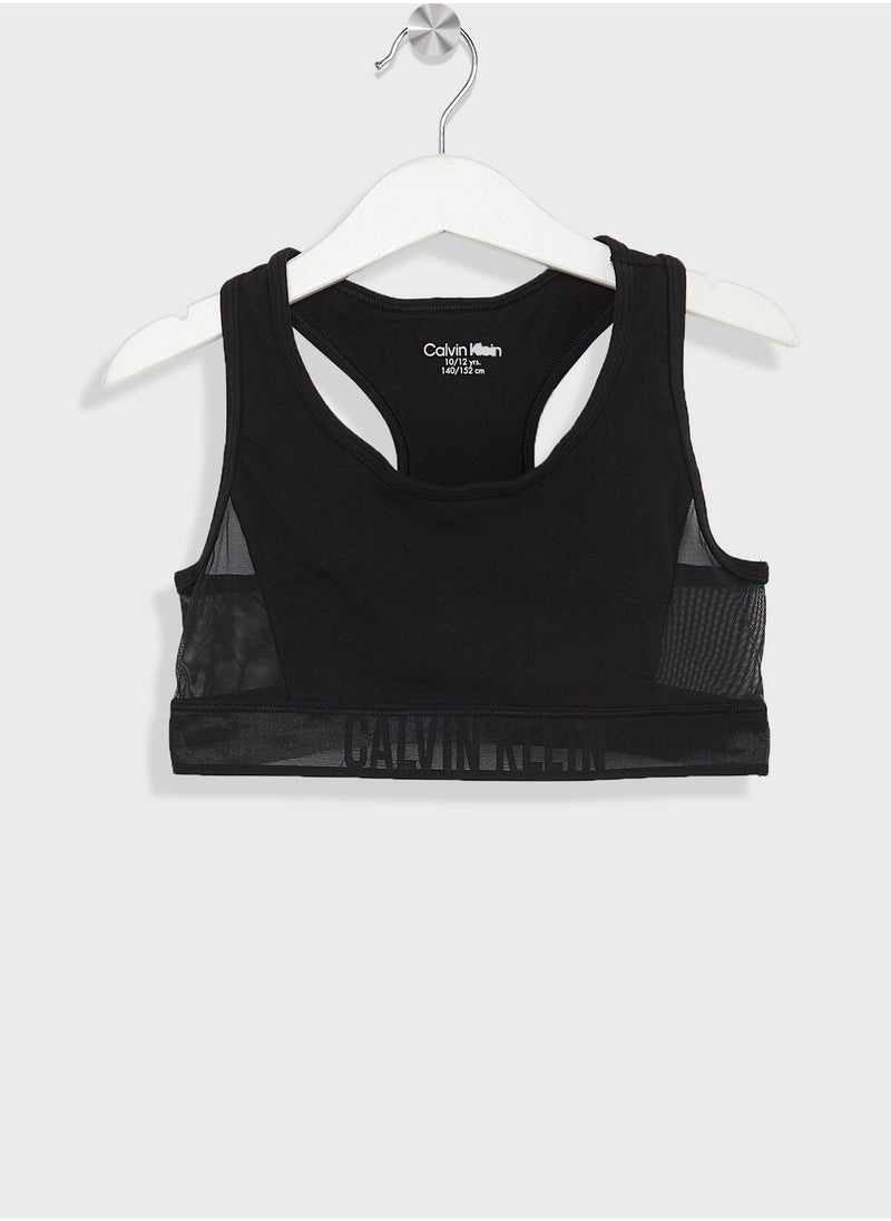 Calvin Klein Jeans - Kids 2 Pack Logo Bralette - Image 1