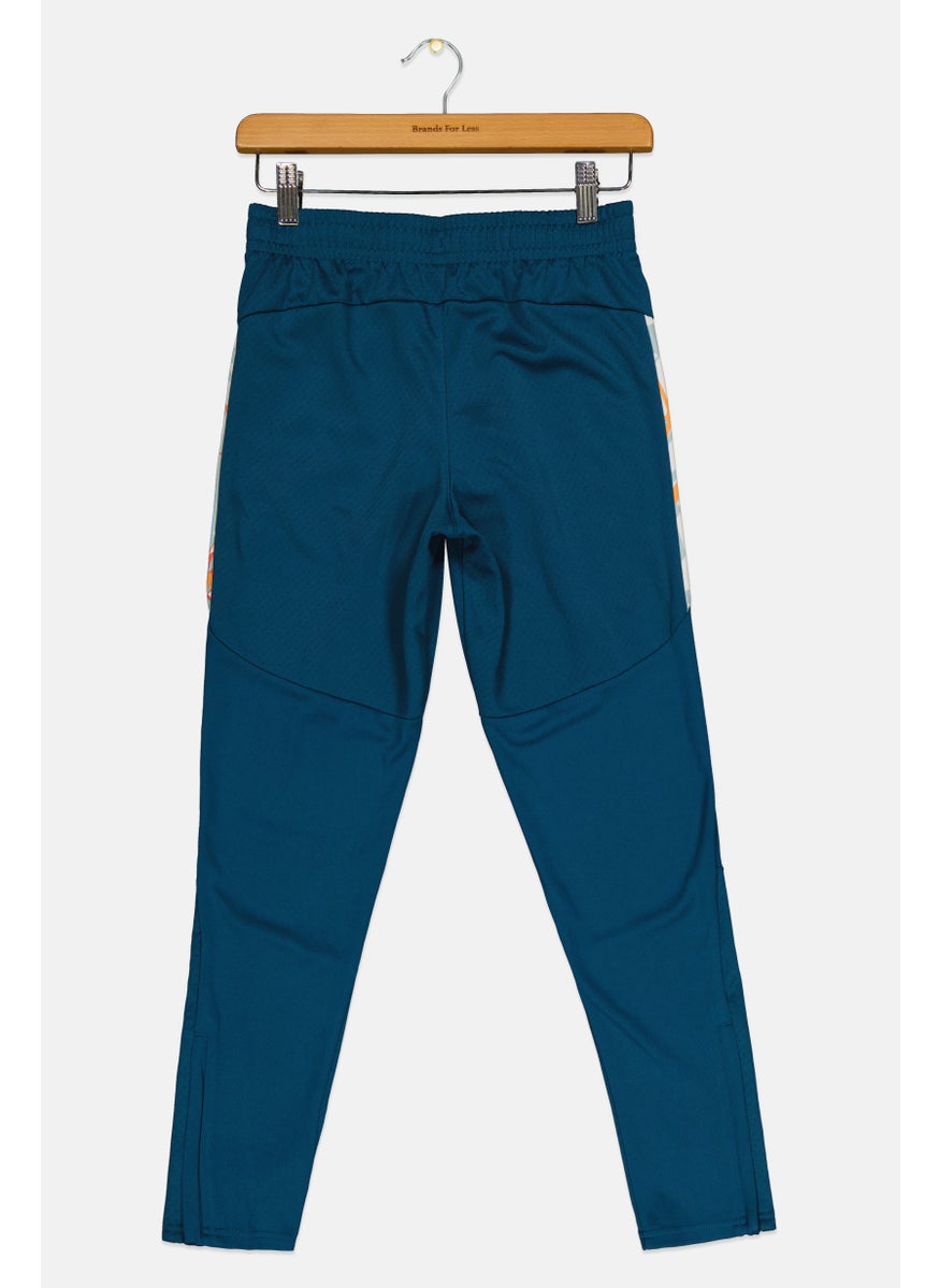 PUMA Puma X NJR Kids Boy Sportswear Outdoor Sweatpants, Teal Blue  - Image 2