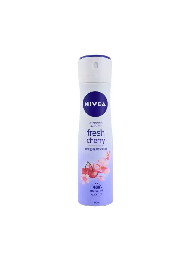 Nivea Nivea Fresh Cherry Anti Perspirant Spray- 150ml - Image 1