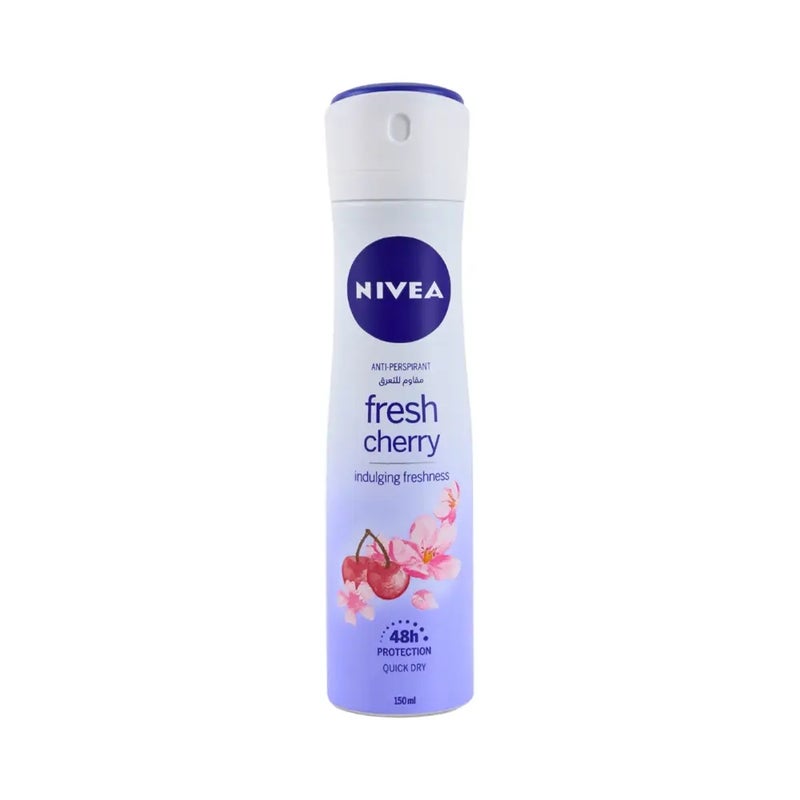 Nivea Fresh Cherry Anti Perspirant Spray- 150ml - Image 1