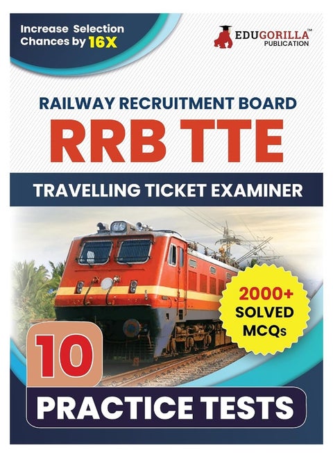 RRB TTE : Travelling Ticket Examiner Recruitment Exam Book 2024 (English Edition) | Railway Recruitment Board | 10 Practice Tests (2000 Solved MCQs) with Free Access To Online Tests
