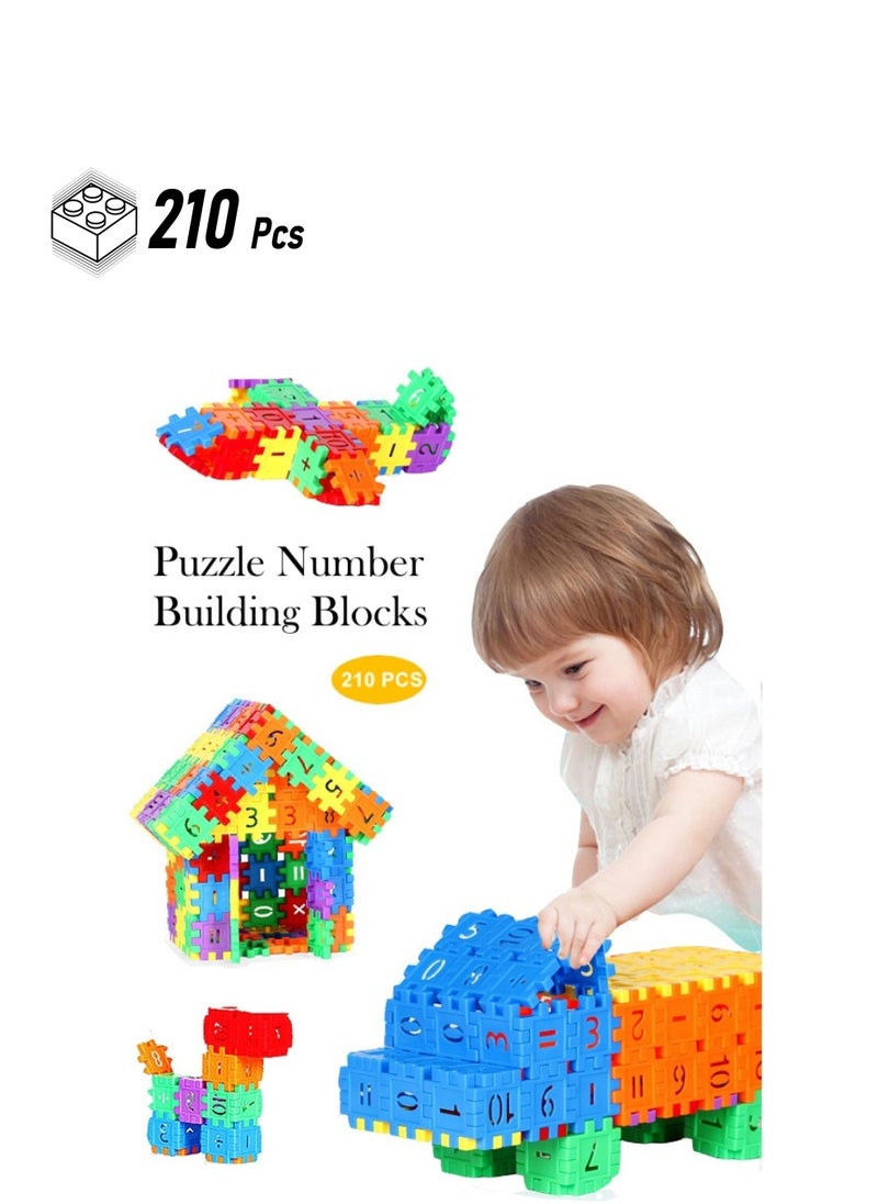 WooFree Puzzle Number Building Blocks  - Image 1