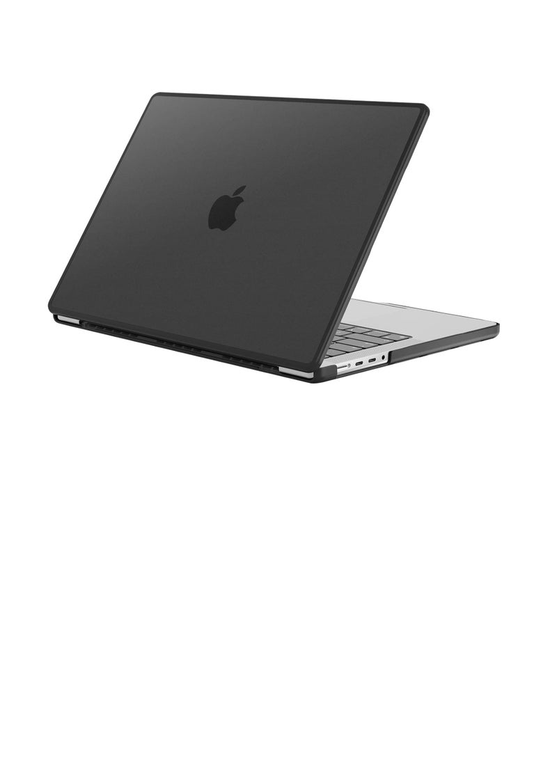 Generic Case Compatible For New Macbook Pro 16 inch M3 A2991 M2 A2780 M1 A2485 Pro 2024-2021 Release Plastic Hard Shell Cover for MacBook Pro 16 Inch Color Black  - Image 1