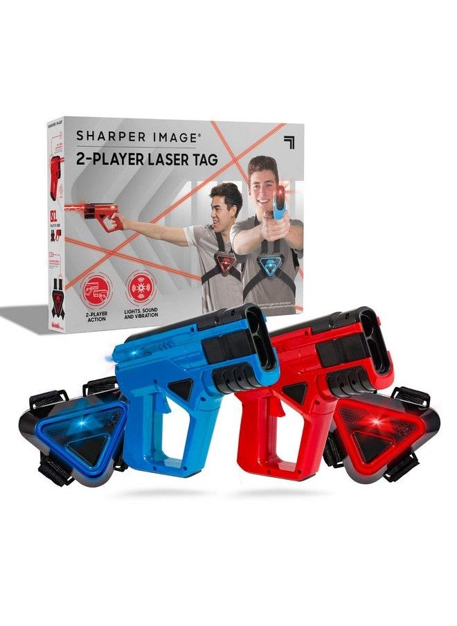 Sharper Image Twoplayer Toy Laser Tag Gun & Vest Armor Set For Kids Safe For Children And Adults Indoor & Outdoor Battle Games Combine Multiple Sets For Multiplayer Freeforall!  - Image 2