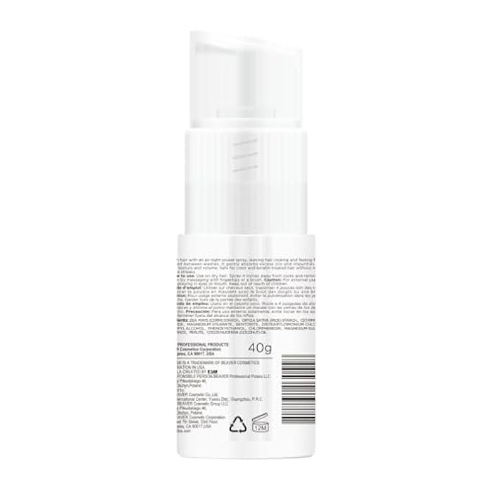 Luxliss Dry Shampoo Powder, Natural Ingredients Dry Shampoo for Women, Quickly Absorbs Excess Oil, No White Flakes, Volumizing & Voluminous - 40g - Image 2