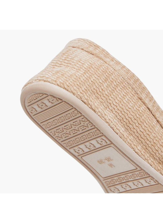 Le Confort Women Bow Accent Bedroom Moccasins