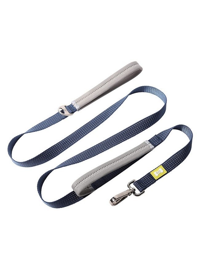 BUILT Pet Nightsafe Dog Leash Large, Navy and Yellow - Image 1