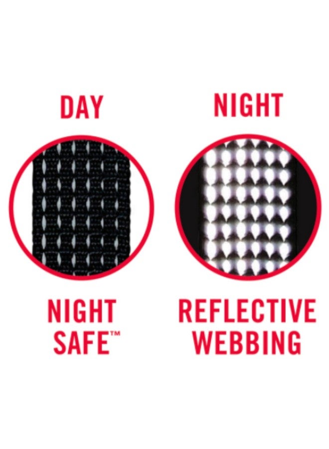 BUILT Pet Nightsafe Dog Leash Large, Navy and Yellow - Image 4