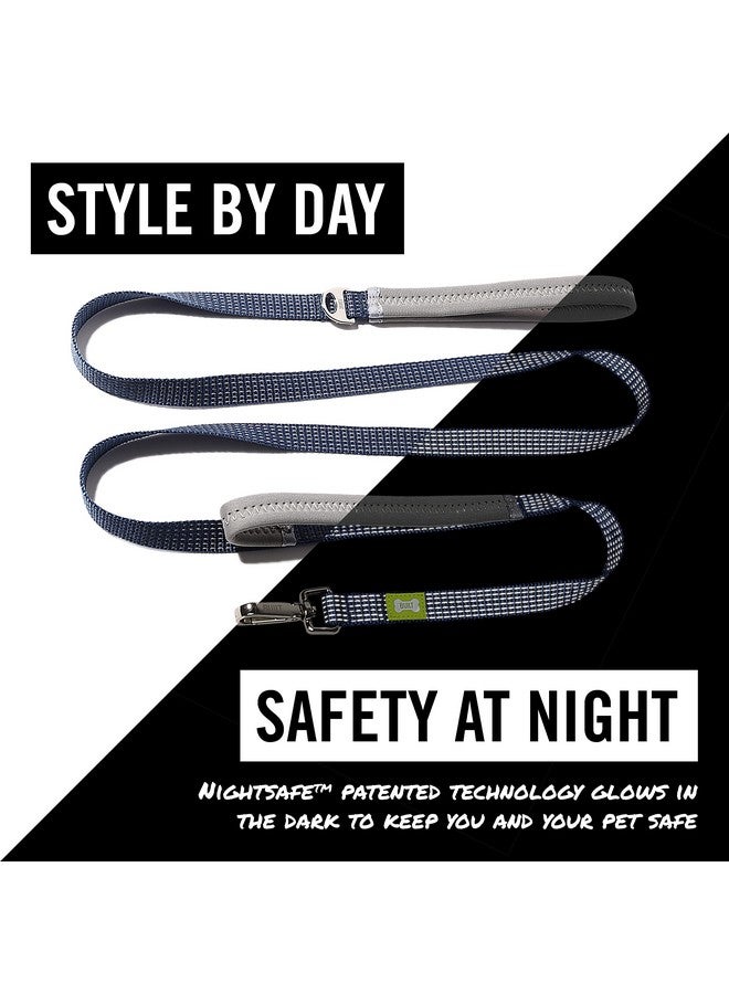 BUILT Pet Nightsafe Dog Leash Large, Navy and Yellow - Image 3