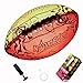 NovaEdge USBC Rechargeable Football with LED Lights Glow in The Dark Football 925inch DualColor LightUp Ball Night Play Sports Gift for Boys Girls Outdoor Games - Image 2