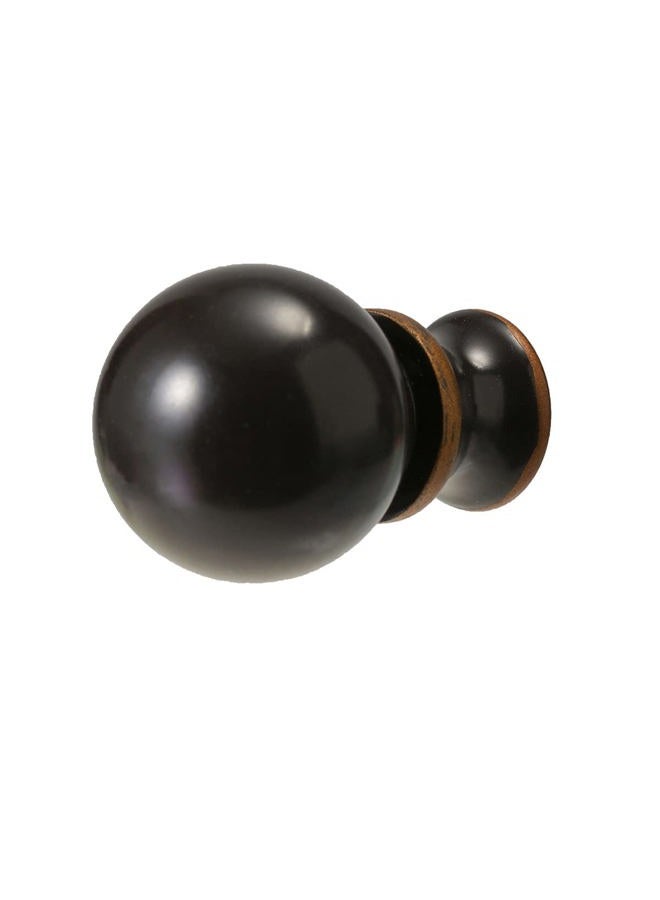 ZE-268S6- Lighting Lamp Finials 1-1/2 In High, 1/4-28 In Base Ball Finials for Lamp Shade, Finial Lamp Shade Top Screw, Lamp Shade Finials for Table Lamps, Floor Lamps, Lamp Topper Knob, Oil Rubbed Bronze 2PCS - Image 4