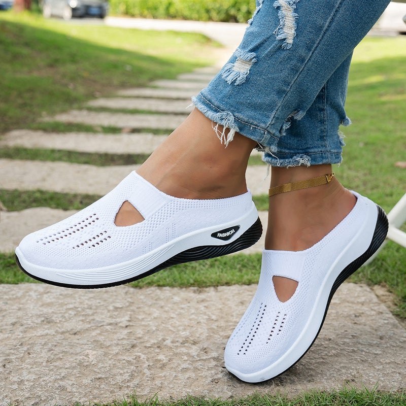 Women's Breathable Casual Slip-on Shoes with Soft Sole for Middle-aged Women - Image 3