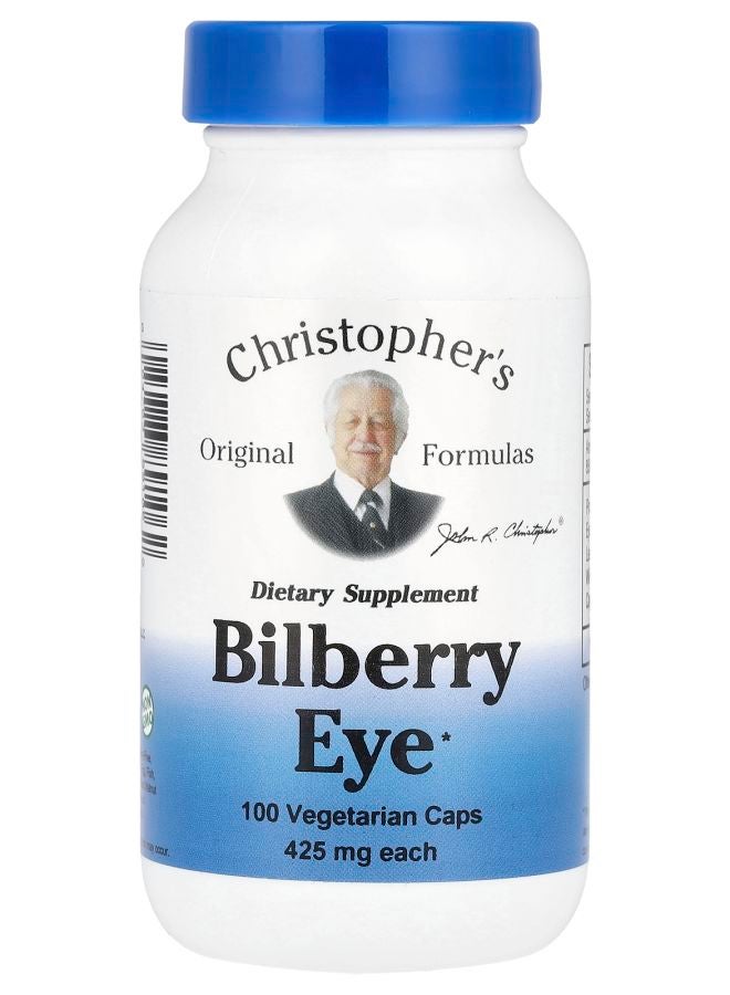Bilberry Eye 850 mg 100 Vegetarian Caps (425 mg per Capsule)