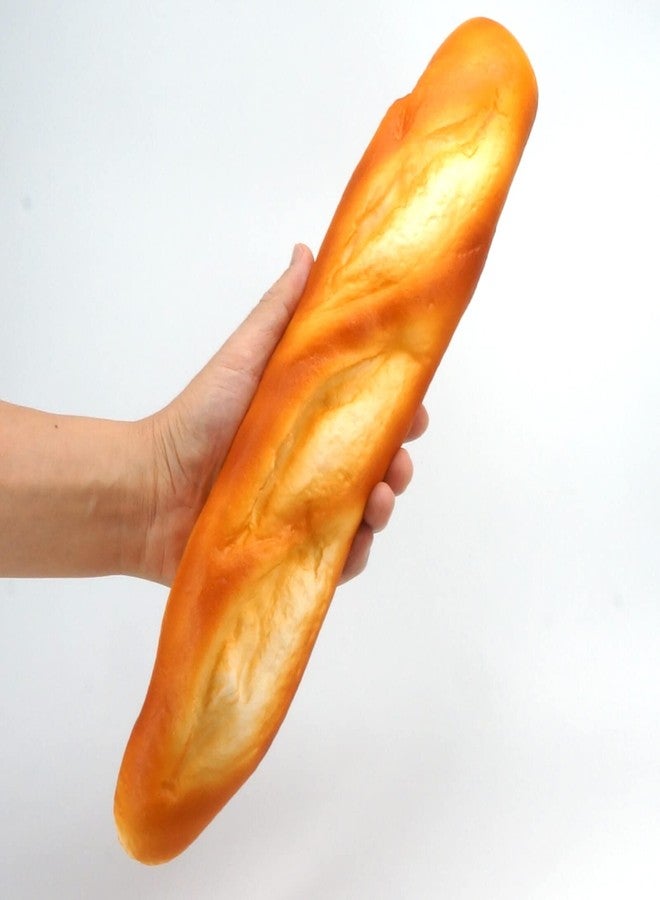 GiftYou Fake Baguette and Realistic French Bread Loaf - Artificial Cake Dessert Decor and Faux Pastries Food Replica for Kitchen and Bakery Display (Baguette) - Image 1