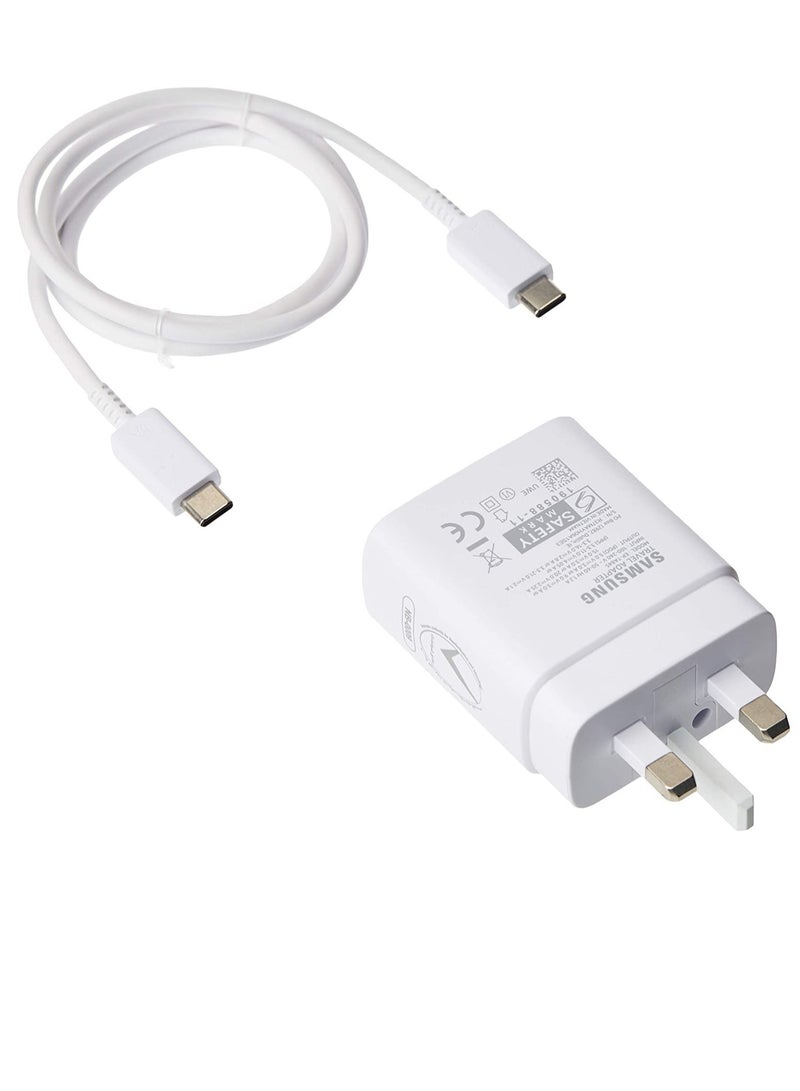 ELTRAZONE 45W USB C Charger,compatible Samsung UK Travel Adaptor (45W with USB type C Cable) Black45W USB C Charger Samsung Super Fast Charger Type C for Samsung Galaxy S22 Ultra/S22+/S22/S21 Ultra/S21 Plus 5G/  - Image 1