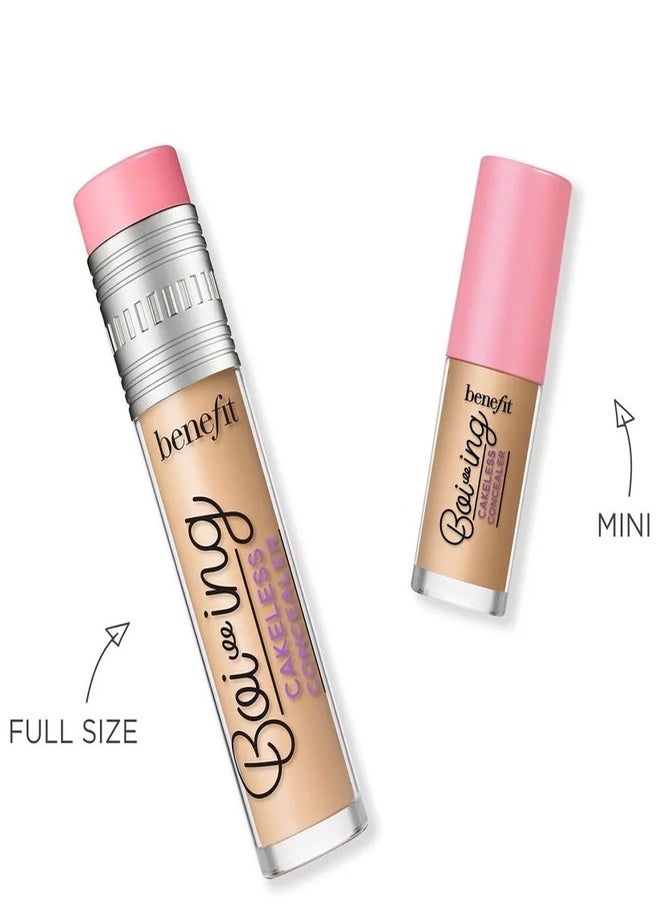 benefit - Benefit Boi-ing Cakeless Concealer #8 Keep On (Medium-Tan Cool) – Full Coverage, Lightweight Formula for Dark Circles & Blemishes, 5ml - Image 1