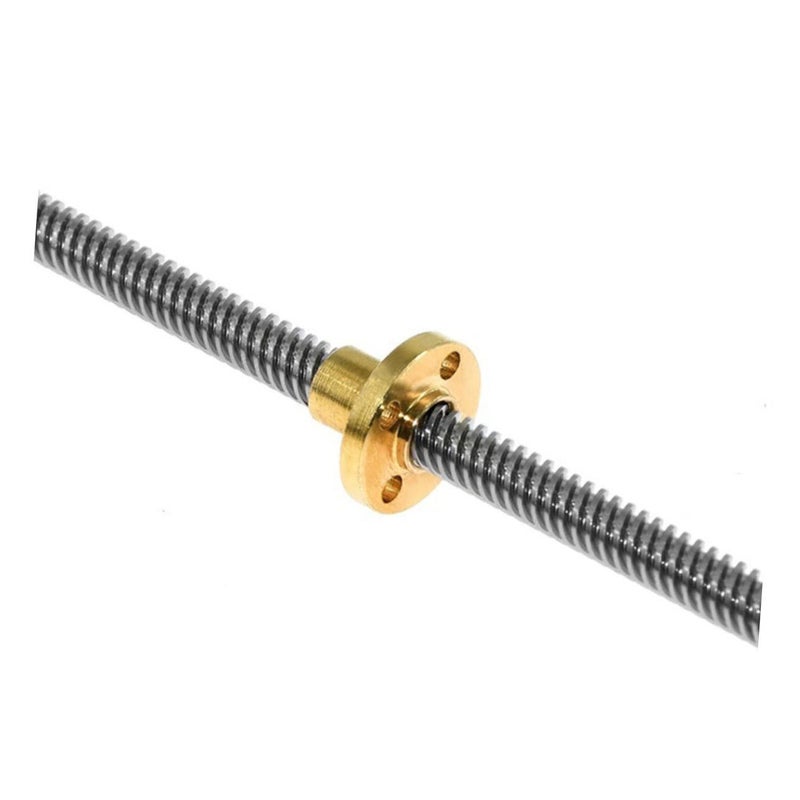 Shape Lead Screw Nut 45x0.8cm for Printer Stepper Motor Threaded Rod - Image 4