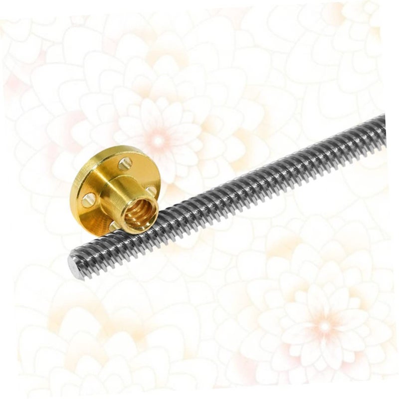 Shape Lead Screw Nut 45x0.8cm for Printer Stepper Motor Threaded Rod - Image 3