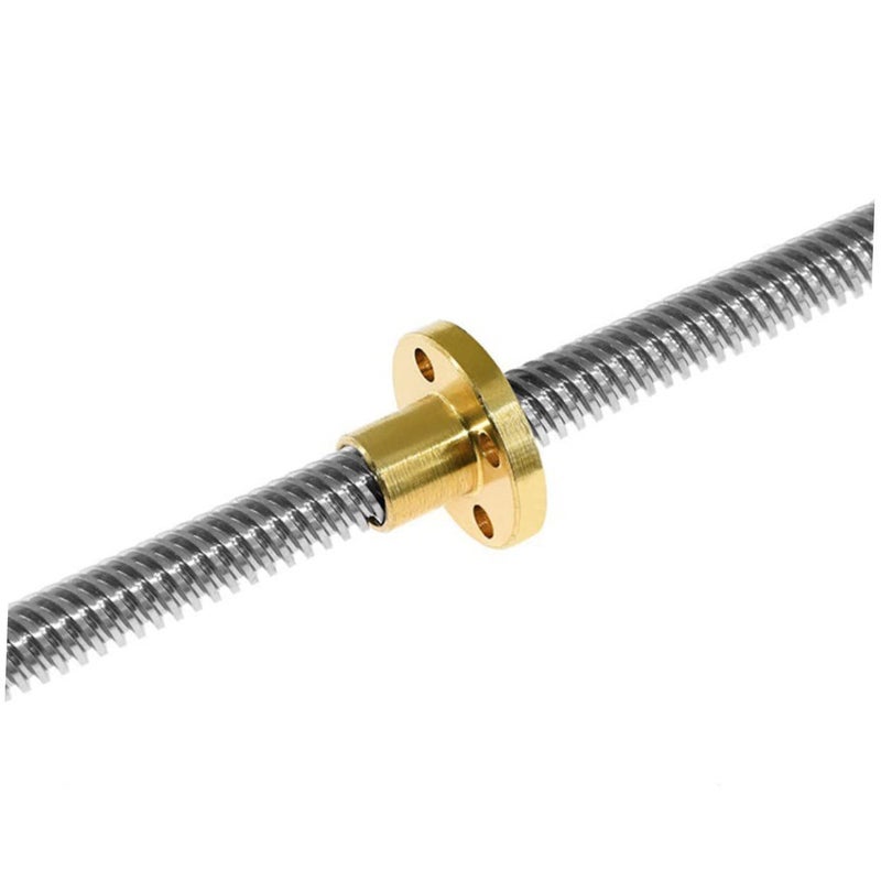 Shape Lead Screw Nut 45x0.8cm for Printer Stepper Motor Threaded Rod - Image 5