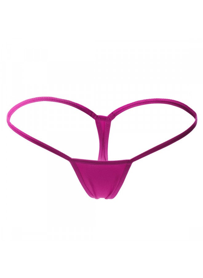 ETAOLINE Women's Low Rise Micro Back G-String Thong Panty Lingerie Set Underwear (X-Large, 5 Pack (5 Colors)) - Image 3