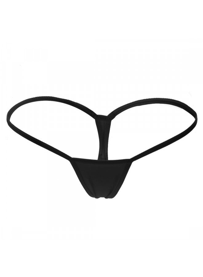 ETAOLINE Women's Low Rise Micro Back G-String Thong Panty Lingerie Set Underwear (X-Large, 5 Pack (5 Colors)) - Image 1