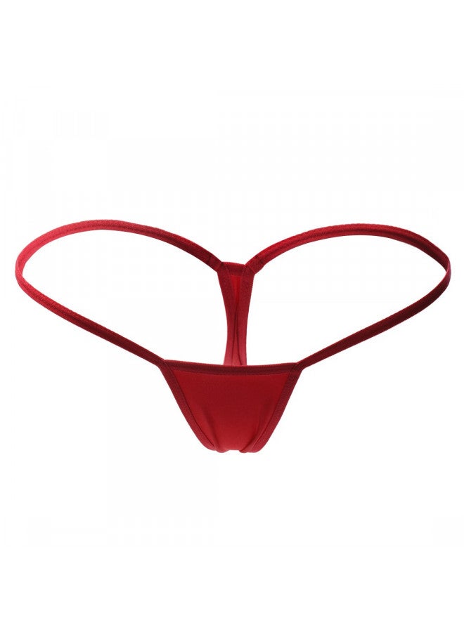 ETAOLINE Women's Low Rise Micro Back G-String Thong Panty Lingerie Set Underwear (X-Large, 5 Pack (5 Colors)) - Image 2