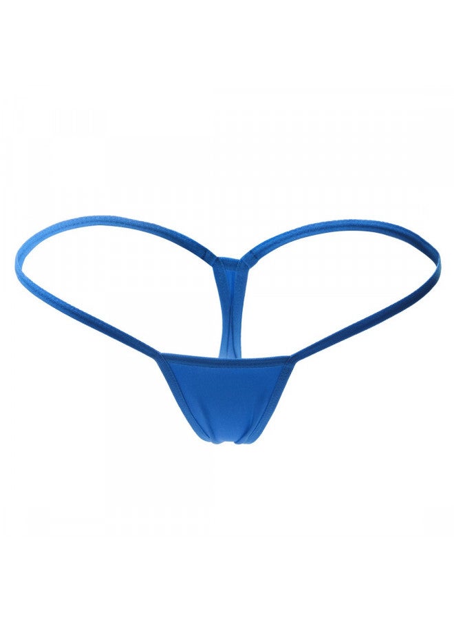 ETAOLINE Women's Low Rise Micro Back G-String Thong Panty Lingerie Set Underwear (X-Large, 5 Pack (5 Colors)) - Image 4