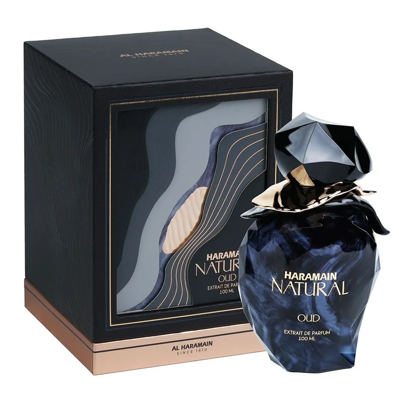 Al Haramain Al Haramain Natural Oud, 100ml Extrait De Parfum, Spicy Aromatic Fragrance with Bergamot and Oud