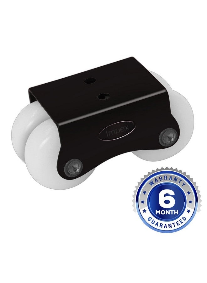 IMPEX Trolly Wheel Caster - Heavy Duty 400Kg Load Capacity 4 Wheel Castor for Shopping Trolley, Furniture Table & Other Equipment (Pack of 8) - Image 2