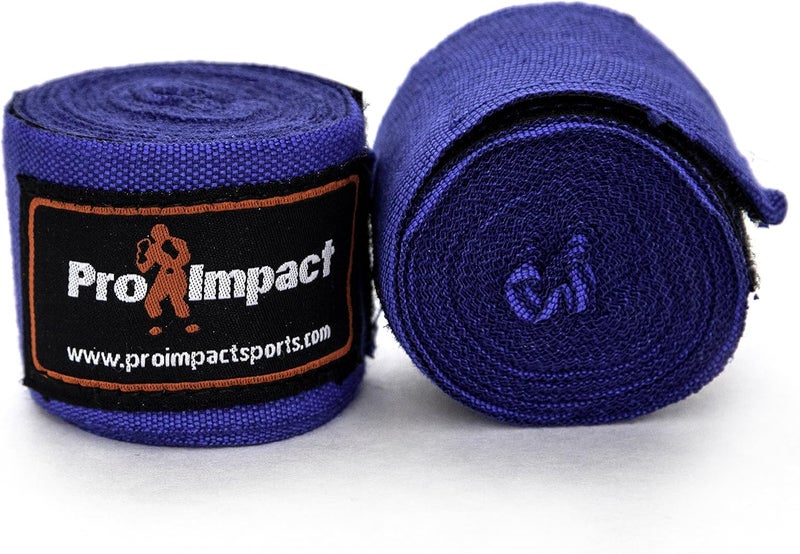 Pro Impact 180 Inch Mexican Style Boxing Hand Wraps – Stretchable Wrist & Knuckle Support for MMA, Muay Thai, Kickboxing, Heavy Bag & Combat Training – Men & Women - Image 3
