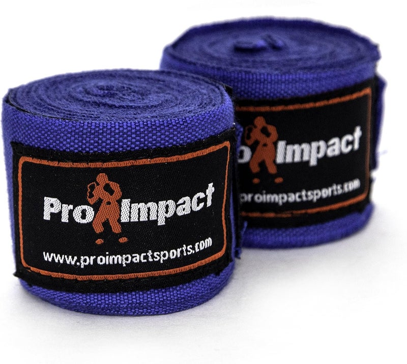 Pro Impact 180 Inch Mexican Style Boxing Hand Wraps – Stretchable Wrist & Knuckle Support for MMA, Muay Thai, Kickboxing, Heavy Bag & Combat Training – Men & Women - Image 1