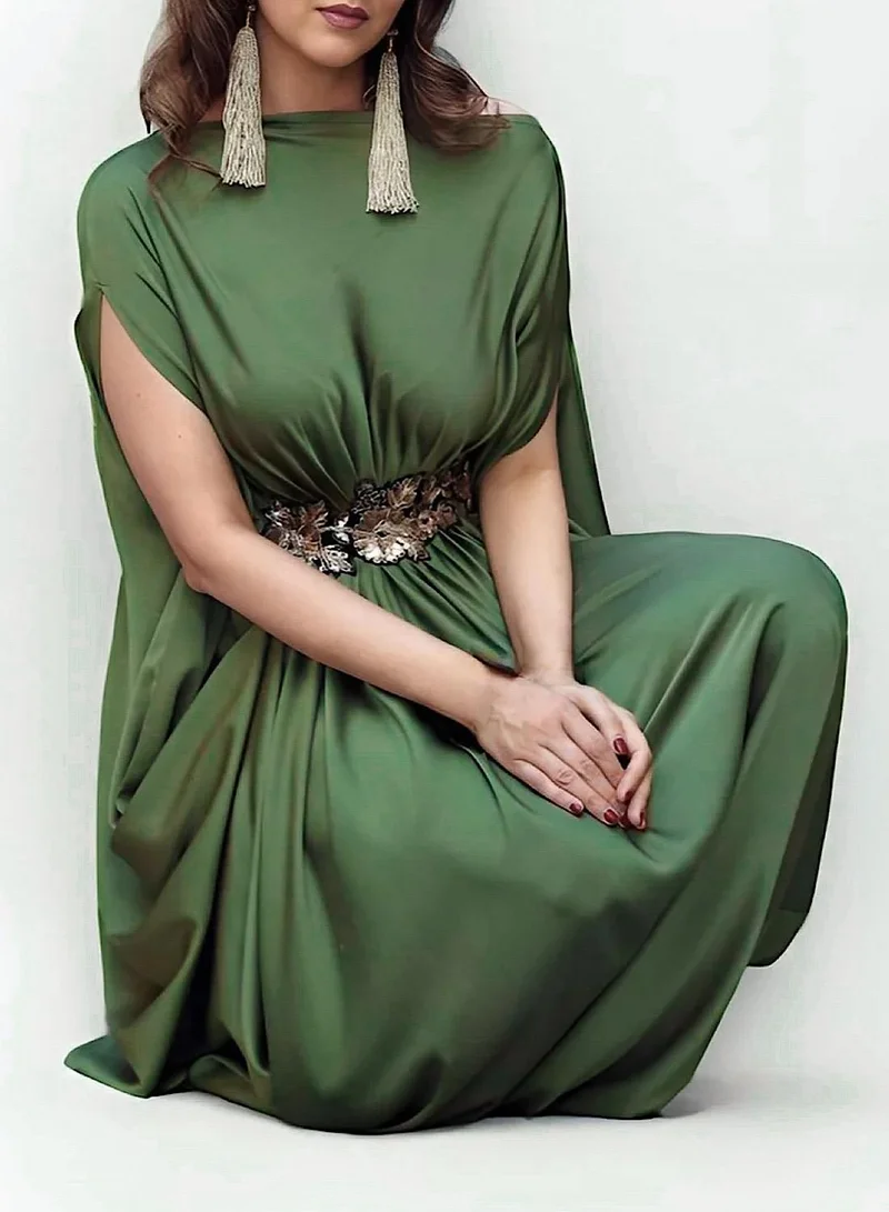 ECSTACY Pleat Drape Gown