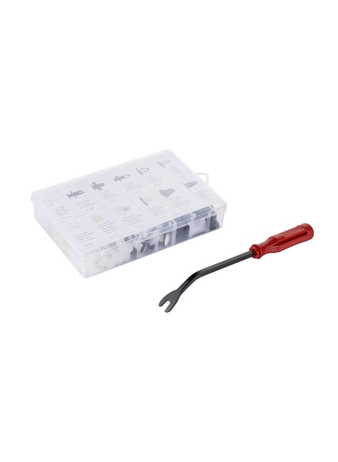Lawazim Auto Fastener Clips With Clips Removal Tool - 166PCS - Assorted Car Push Retainer Clips and Plastic Rivets Kit, Bumper, Fender, Door Trim Panel Fasteners for Universal Vehicle Repair - Image 3