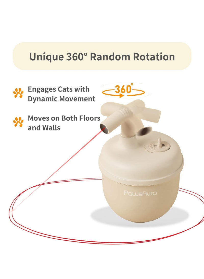 Interactive Cat Laser Toy - 360° Smart Laser Bubble, 3 Modes, USB Rechargeable, Anti-Depression Pet Motion Toy - Image 2
