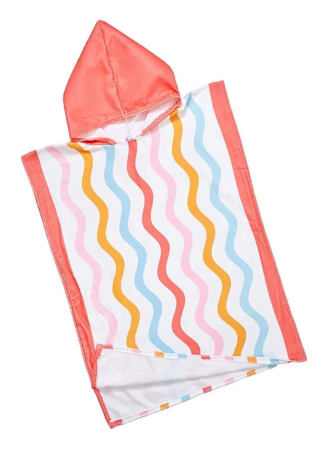 بيبي كلو Wavy Stripe Kids Hooded Towel