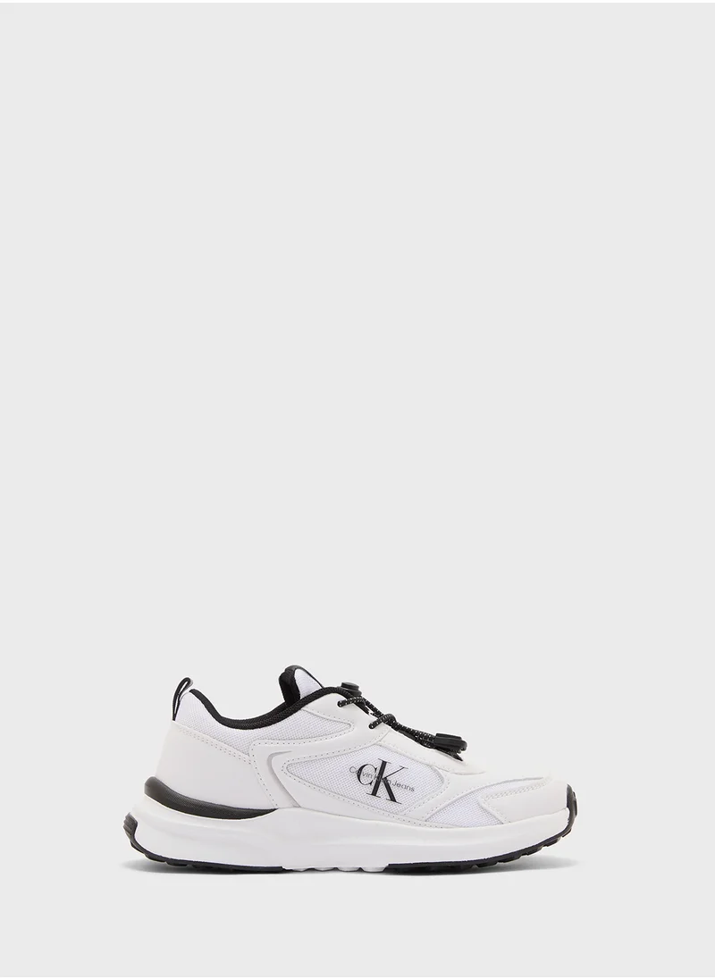 كالفن كلاين جينز Youth Low Top Lace Up Sneakers