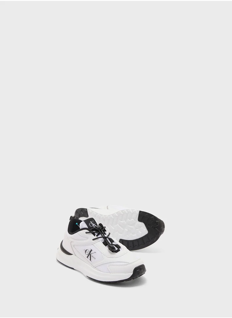 Calvin Klein Jeans Youth Low Top Lace Up Sneakers