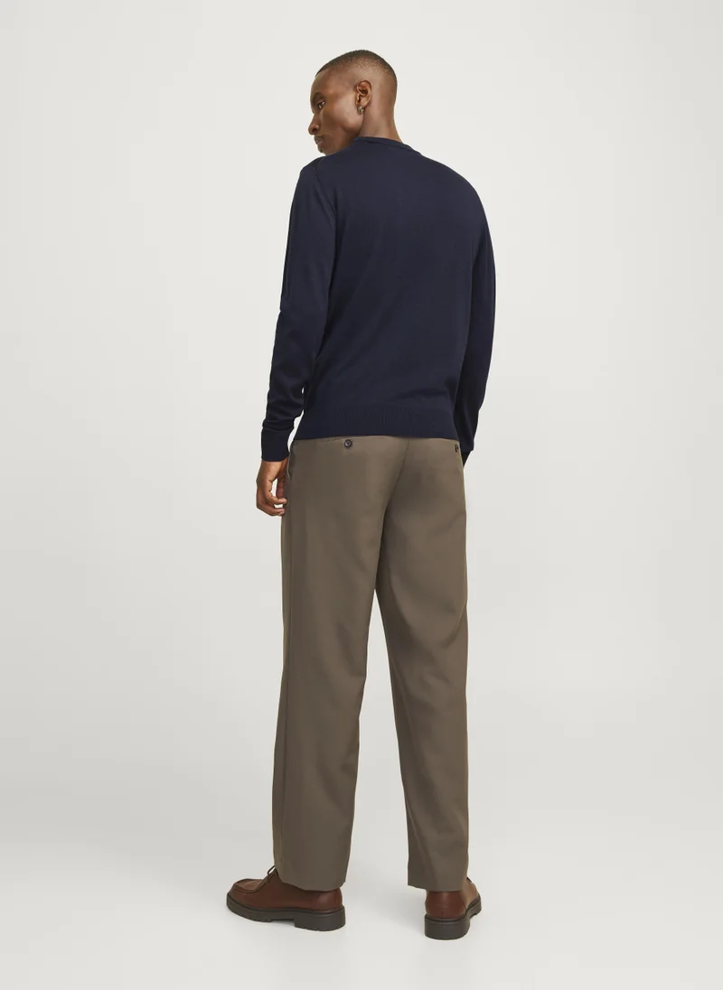 JACK & JONES Knitted Crew Neck Long Sleeve Sweater