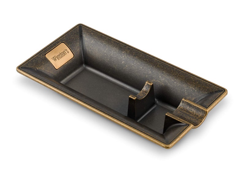 BD INNOVATION ELECTRONICS Winston's the Churchill Antique Bronze Cigar Ashtray, Durable with Cigar Holder - Image 4