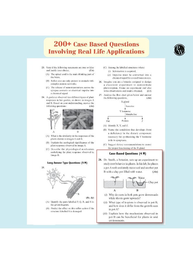 PW (Physics Wallah) CBSE Class 10 Competency Based Question Bank | 1500+ Competitive Based Questions | Chapter Wise | Sci, SST & Math, PYQs - Past 10 Years' Solved Papers (Set of 2 Books) (2024-2025)