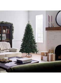 FARROBIZZ Artificial Christmas Tree, Green, North Valley Spruce, Includes Stand, 6.5 Feet  - Image 3