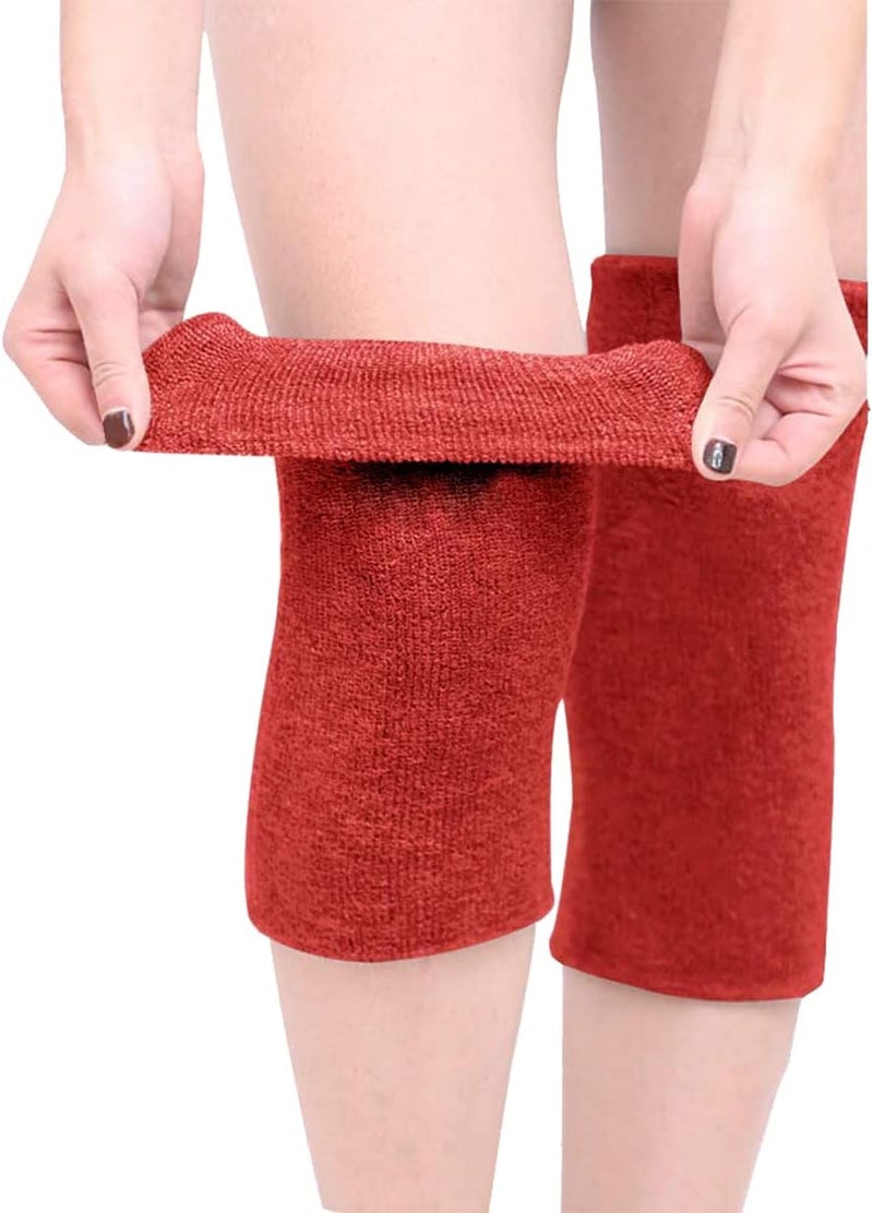 Holiberty Thermal Knee Braces Women Men Elastic Arthritis Knee Compression Sleeve Ski Cycling Leg Warmers Knee Support Pads - Image 1