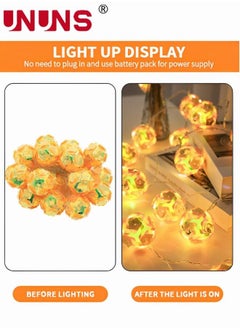UNUNS LED String Lights,Battery Powered Fairy Lights With 20 LEDs,3 M Decoration Lighting For Home,Outdoor Indoor Patio Party Garden  - Image 5