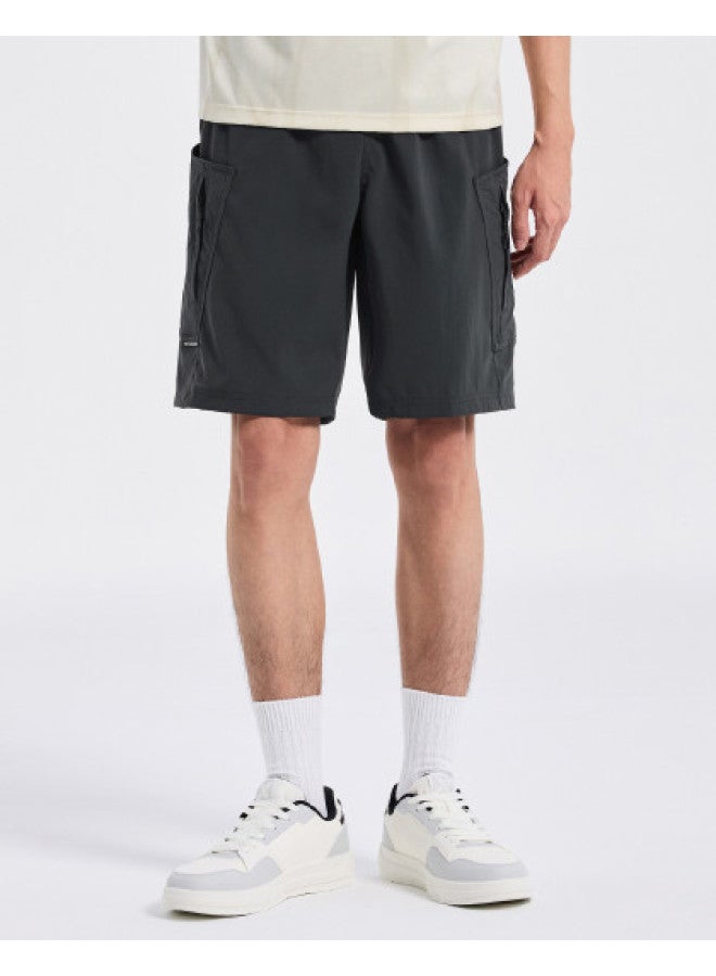 XTEP Fashionable & Breathable】men's Sports Shorts, Breathable Stretch 5-inch Shorts, Outdoor Minimalist Lifestyle Men's Cargo Pants - Image 1