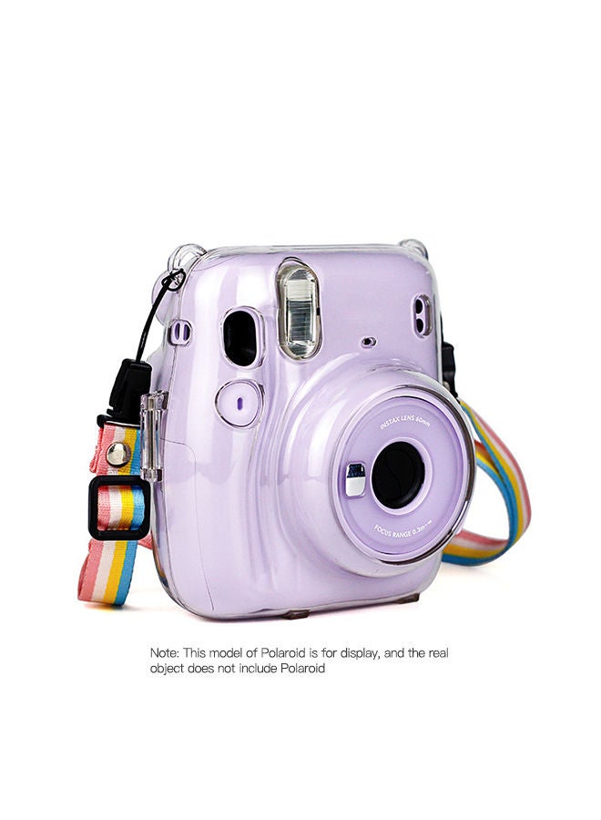 Sharpdo Polaroid Instax Mini11 Transparent Storage Case Protective Cover Anti-scratch and Anti-fall  - Image 2