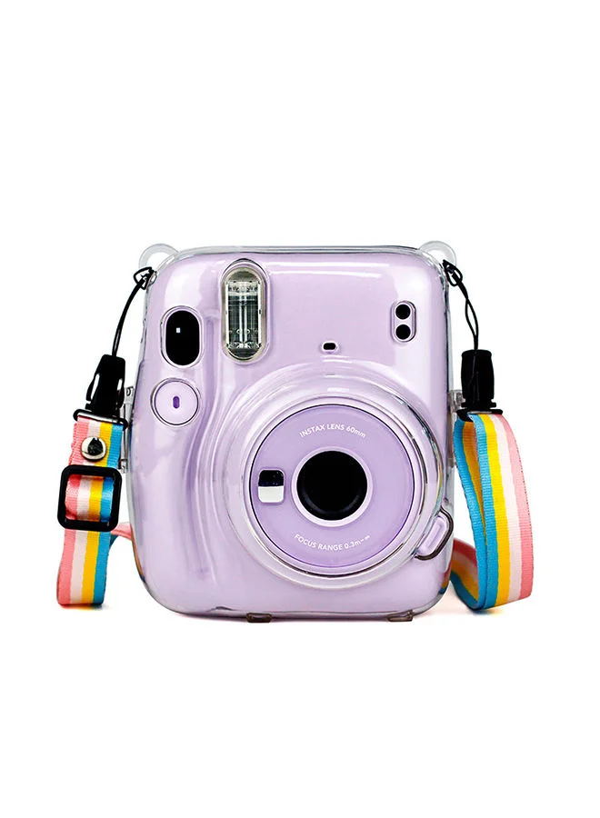شاربدو Polaroid Instax Mini11 Transparent Storage Case Protective Cover Anti-scratch and Anti-fall