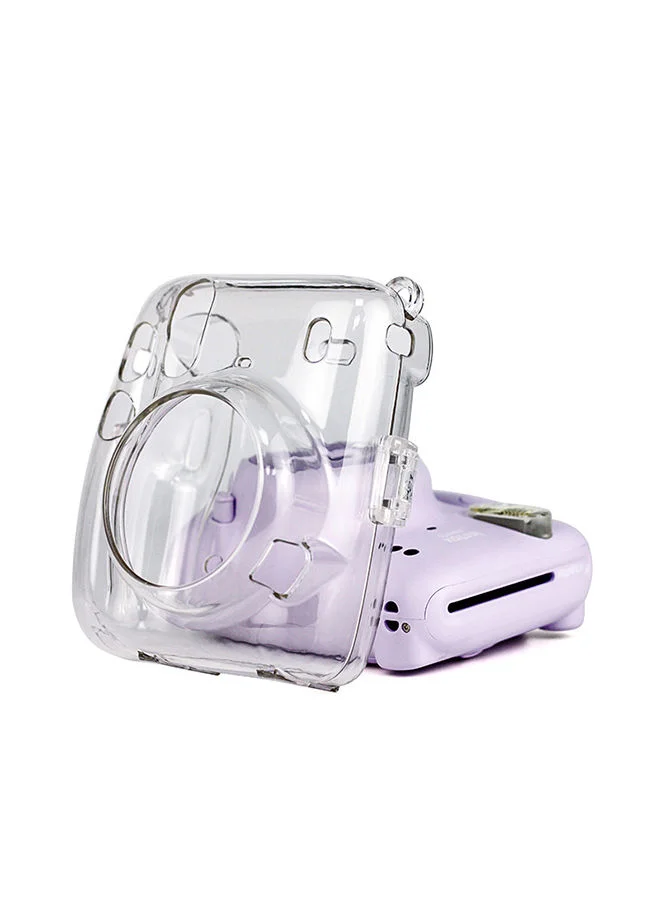 شاربدو Polaroid Instax Mini11 Transparent Storage Case Protective Cover Anti-scratch and Anti-fall